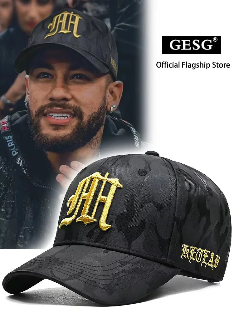 InlnDtor 2025 Camouflage embroidered baseball cap Fashion hard top tactical cap men's four seasons all-purpose military cap