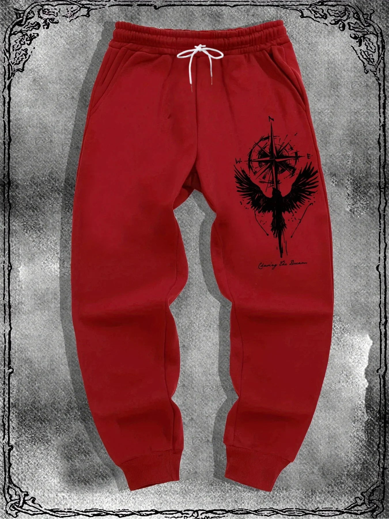 Gothic Y2K Casual Sports Sweatpants, 3D Printed Versatile Joggers for Daily Wear, Urban Fashion Oversized Loose Street Pants