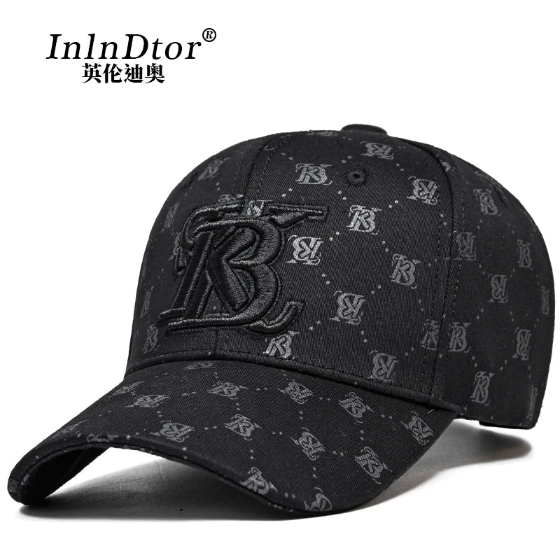 2025 Couple style Korean girls' printed embroidered baseball cap outdoor party four seasons men's cap